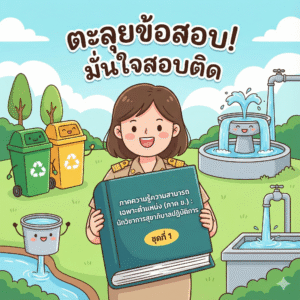 ภาคความรู้ความสามารถเฉพาะตําแหน่ง (ภาค ข.) : นักวิชาการสุขาภิบาลปฏิบัติการ ชุดที่ 1