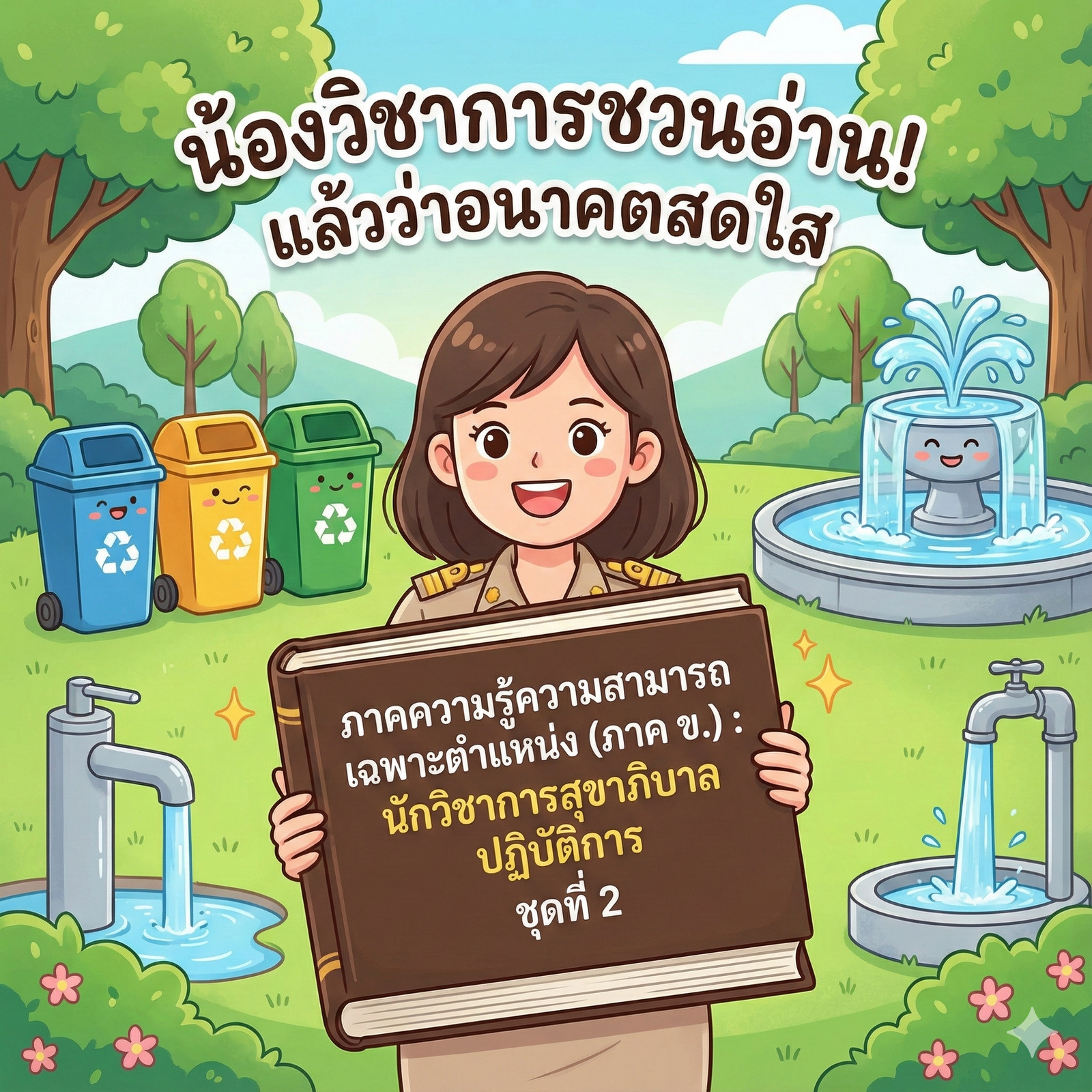 ภาคความรู้ความสามารถเฉพาะตําแหน่ง (ภาค ข.) : นักวิชาการสุขาภิบาลปฏิบัติการ ชุดที่ 2